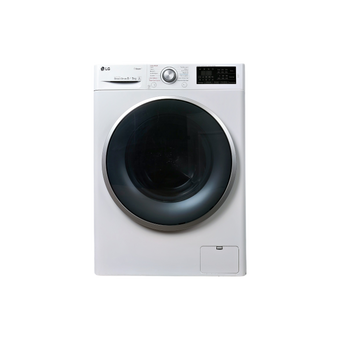 Lave-Linge Sechant 8 kg Reconditionné LG F854J61WRS : vue de face