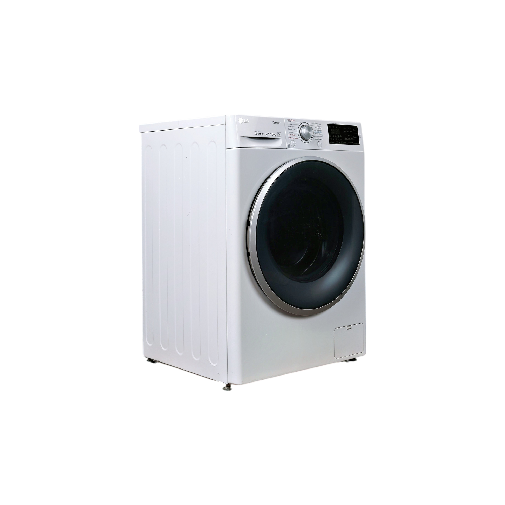 Lave-Linge Sechant 8 kg Reconditionné LG F854J61WRS : vue du côté droit