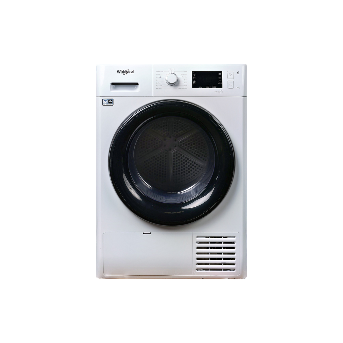 Seche-Linge Pompe À Chaleur 9 kg Reconditionné WHIRLPOOL FTM229X2BFR : vue de face