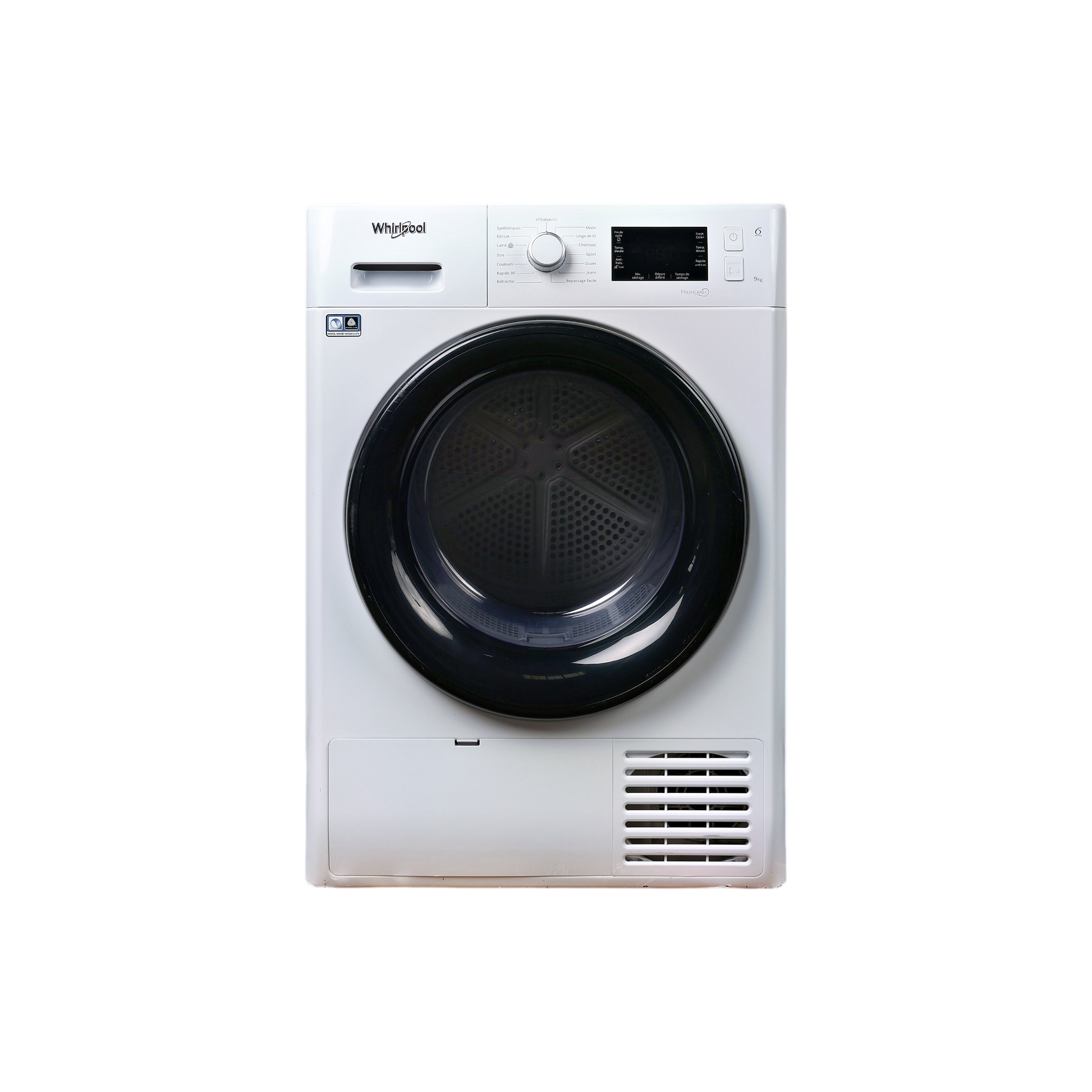 Seche-Linge Pompe À Chaleur 9 kg Reconditionné WHIRLPOOL FTM229X2BFR : vue de face