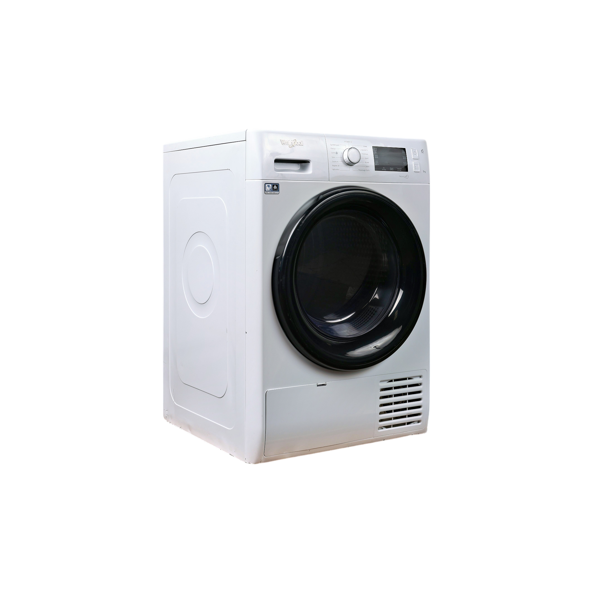 Seche-Linge Pompe À Chaleur 9 kg Reconditionné WHIRLPOOL FTM229X2BFR : vue du côté droit