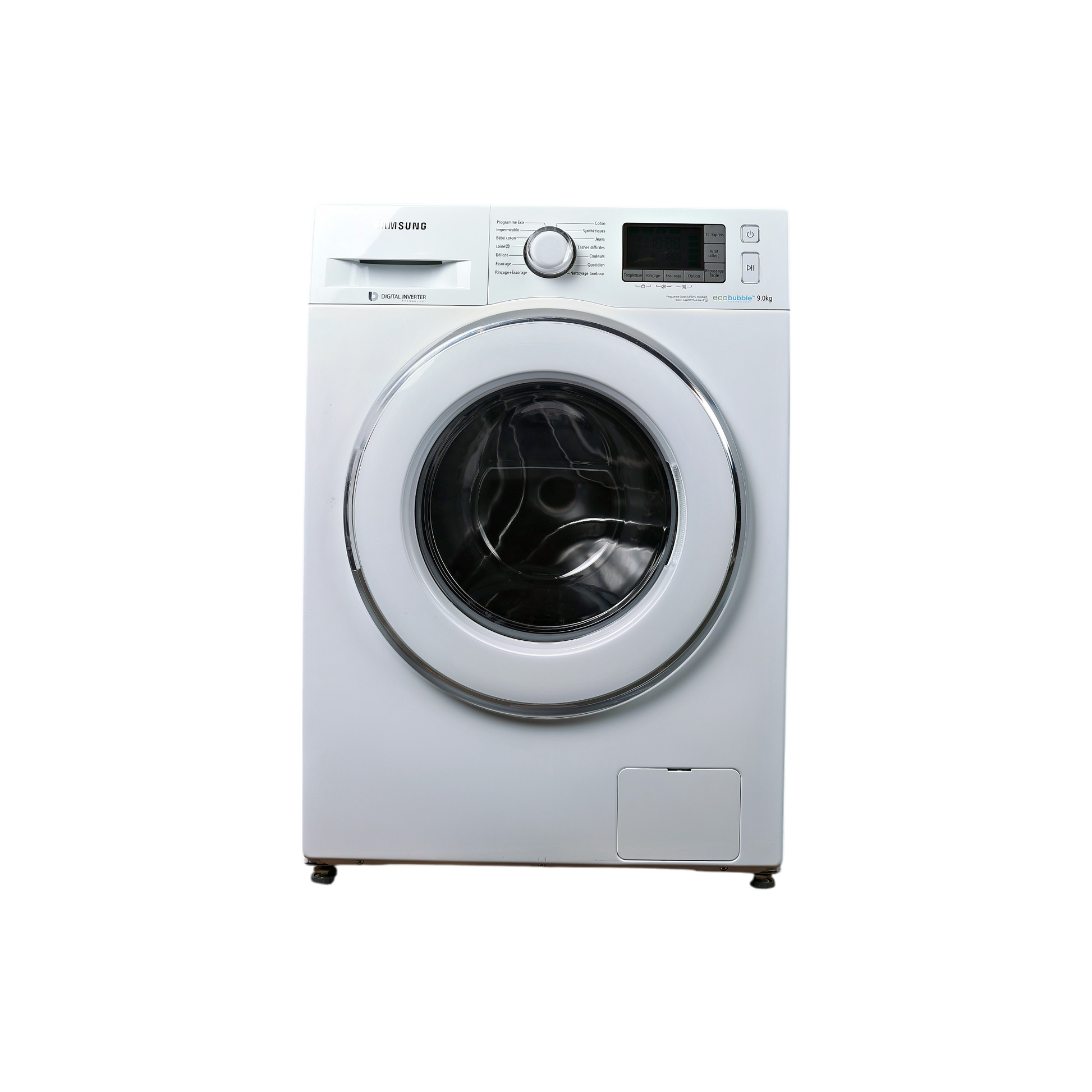 Lave-Linge Hublot 9 kg Reconditionné SAMSUNG WF90F5E5U4W : vue de face