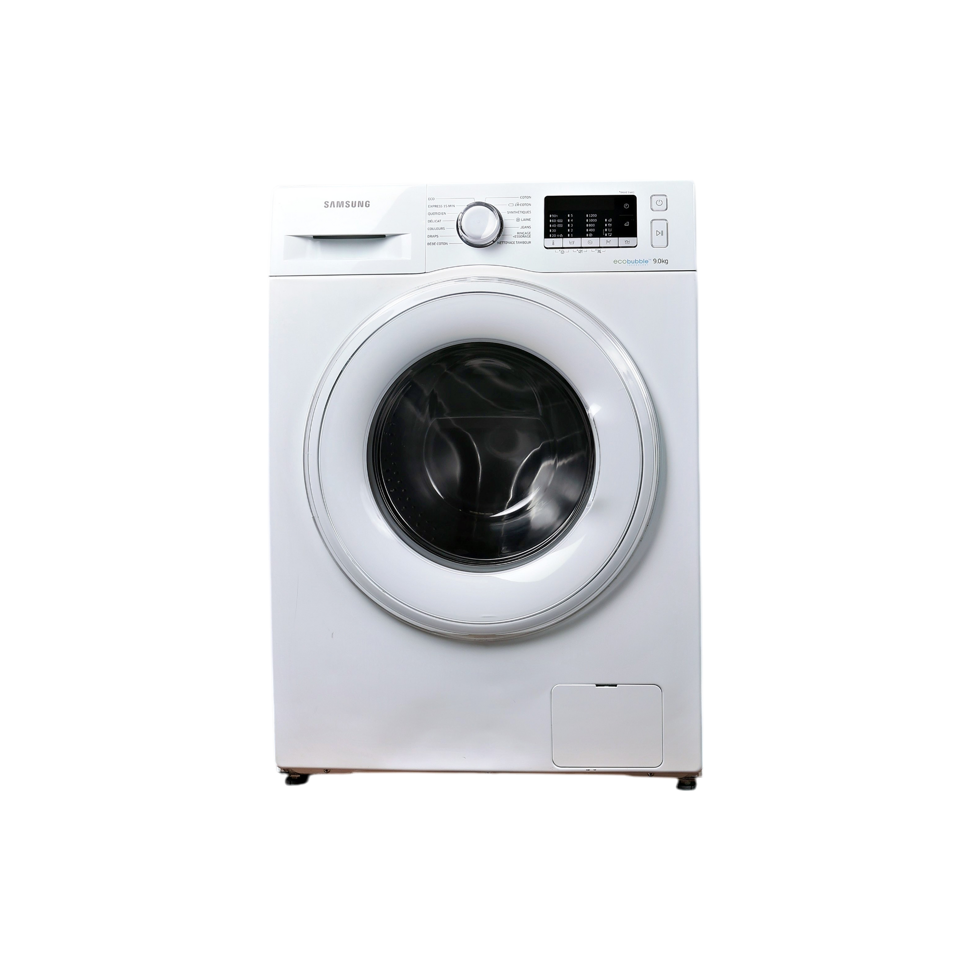 Lave-Linge Hublot 9 kg Reconditionné SAMSUNG WW90J5355DW : vue de face