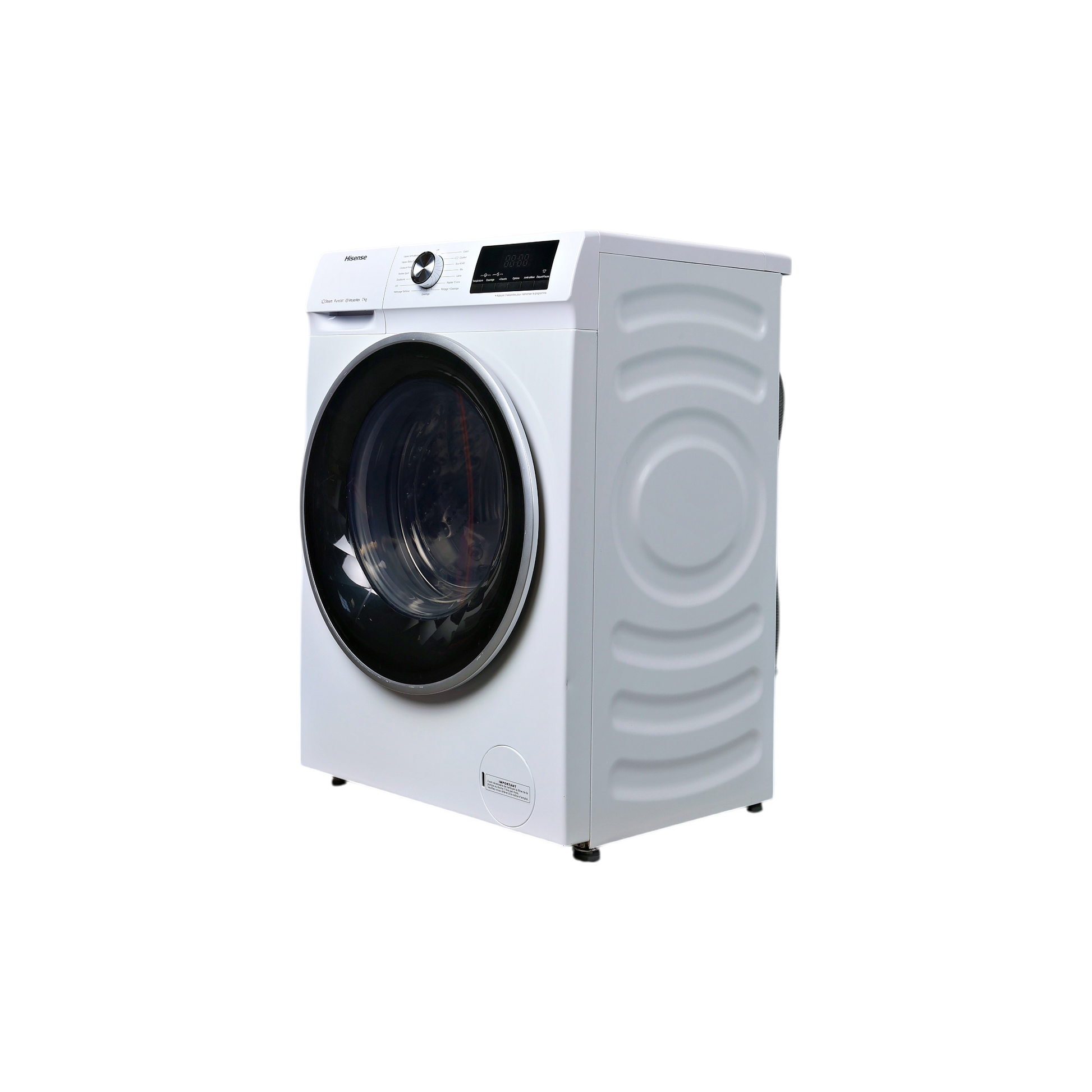 Lave-Linge Hublot 7 kg Reconditionné HISENSE W714QY : vue du côté gauche