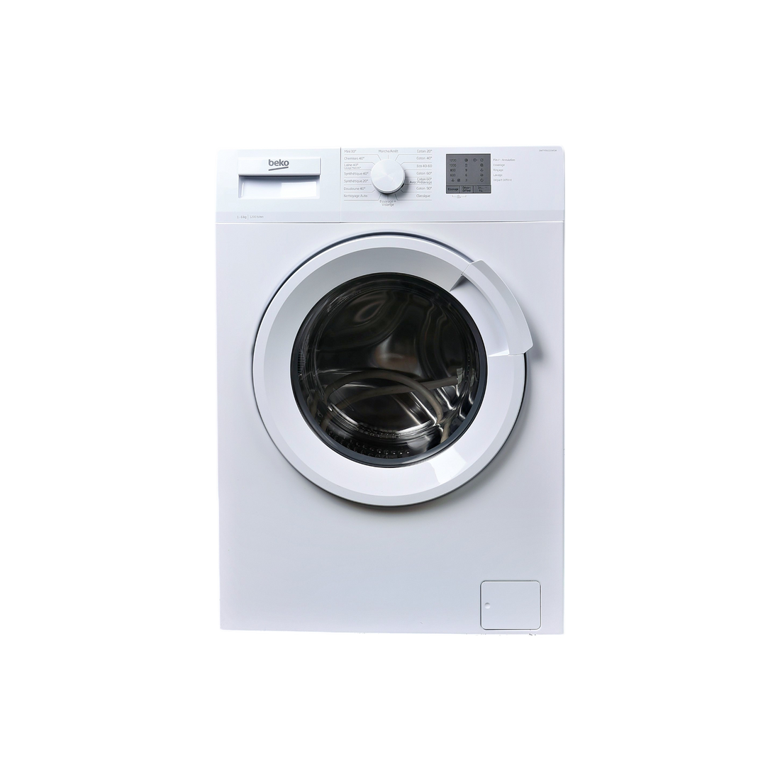 Lave-Linge Hublot 6 kg Reconditionné BEKO DWTV6621XW1W : vue de face