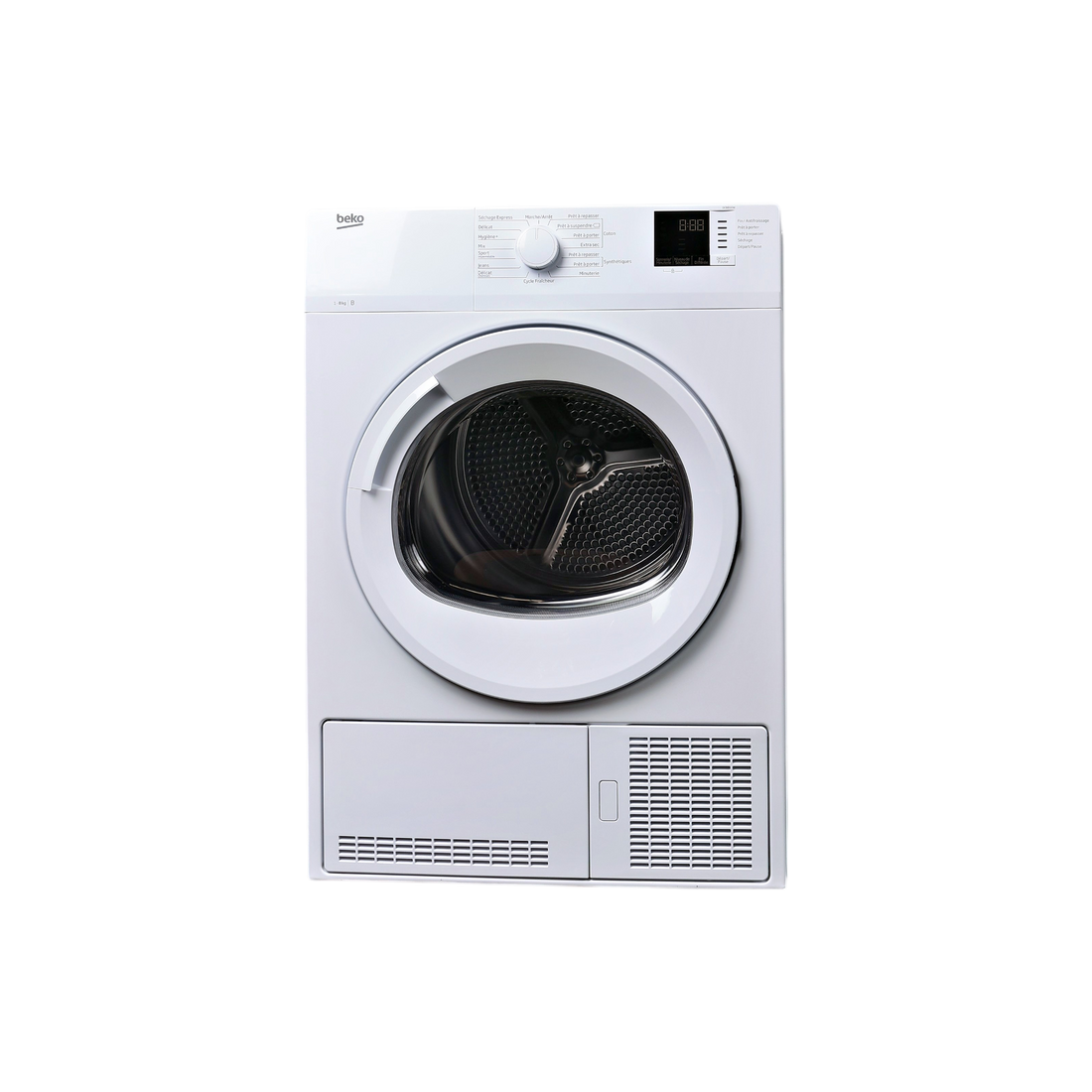 Seche-Linge Condensation 8 kg Reconditionné BEKO DCB816W : vue de face