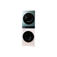 Lave-Linge Sechant 12 kg Reconditionné LG F214WT8GRBE WASHTOWER : vue de face