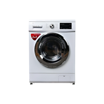 Lave-Linge Sechant 8 kg Reconditionné LG F854M22WR : vue de face