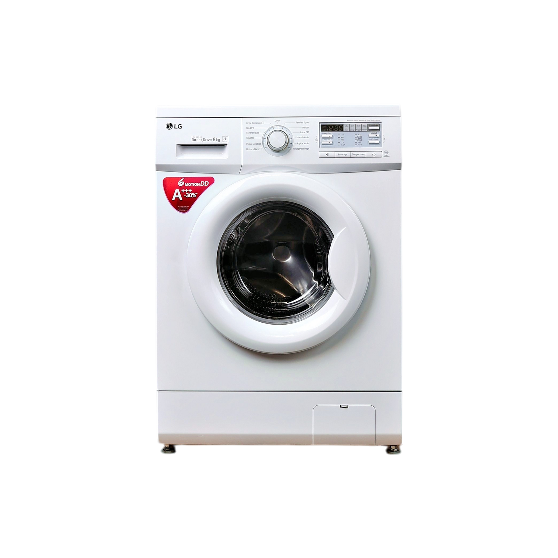 Lave-Linge Hublot 8 kg Reconditionné LG F84710WH : vue de face