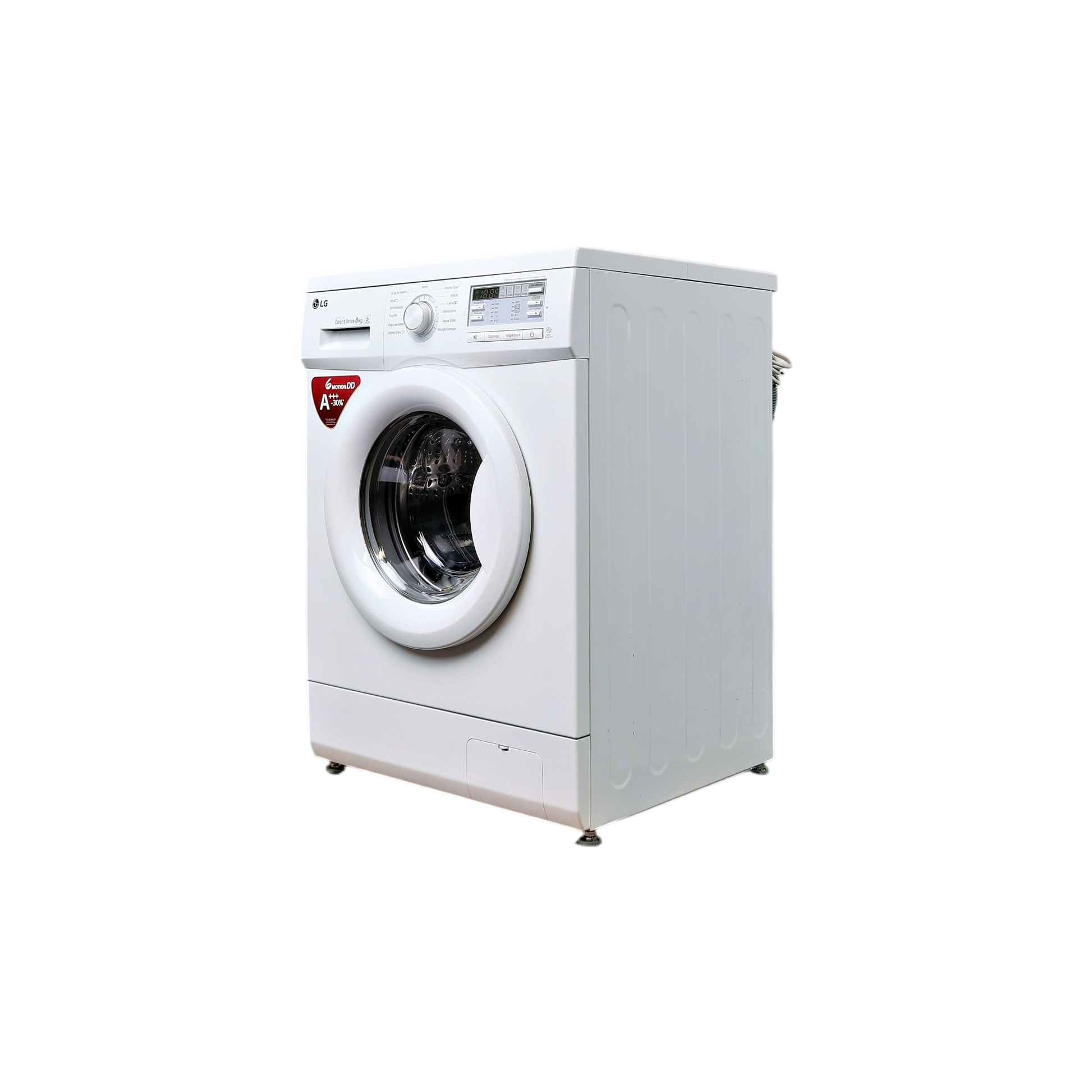 Lave-Linge Hublot 8 kg Reconditionné LG F84710WH : vue du côté gauche