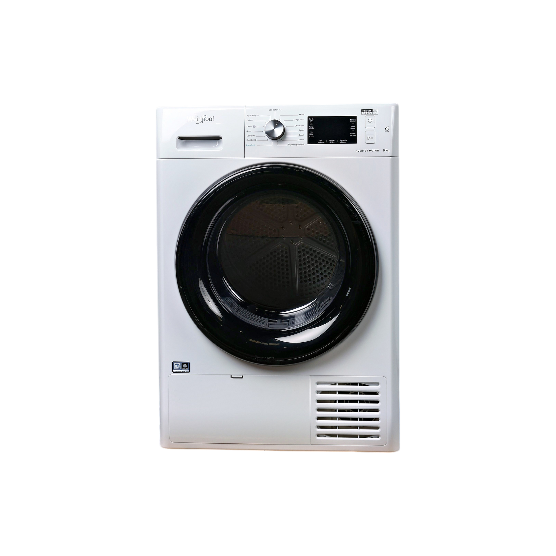 Seche-Linge Pompe À Chaleur 9 kg Reconditionné WHIRLPOOL FFTBM229X2BFR : vue de face