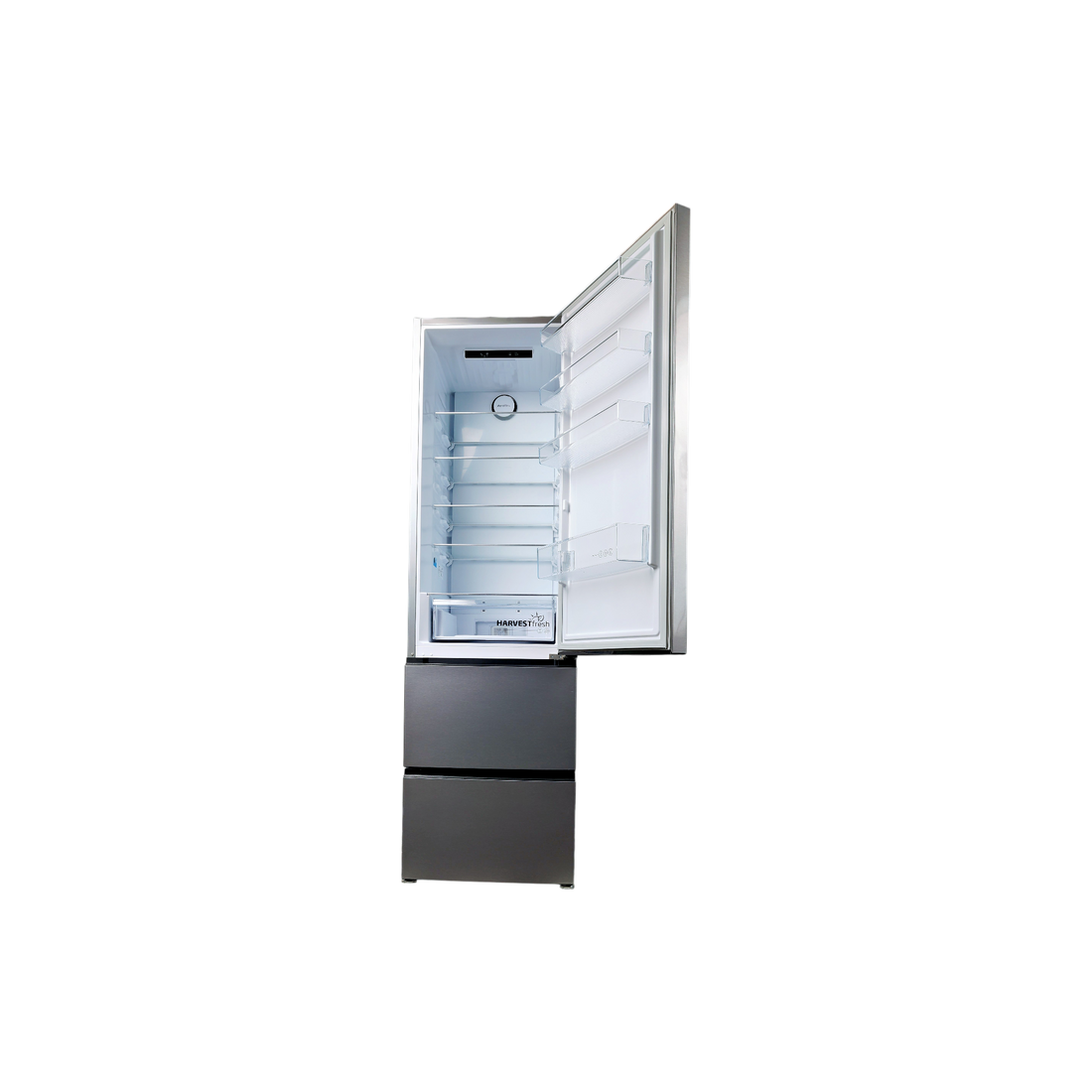 Réfrigérateur Avec Congélateur 351 L Reconditionné BEKO B3RGNA354HXB1 : vue de l'intérieur
