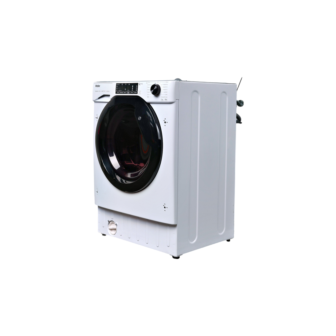 Lave-Linge Hublot 9 kg Reconditionné HAIER HW90B416FWB-FR : vue du côté gauche