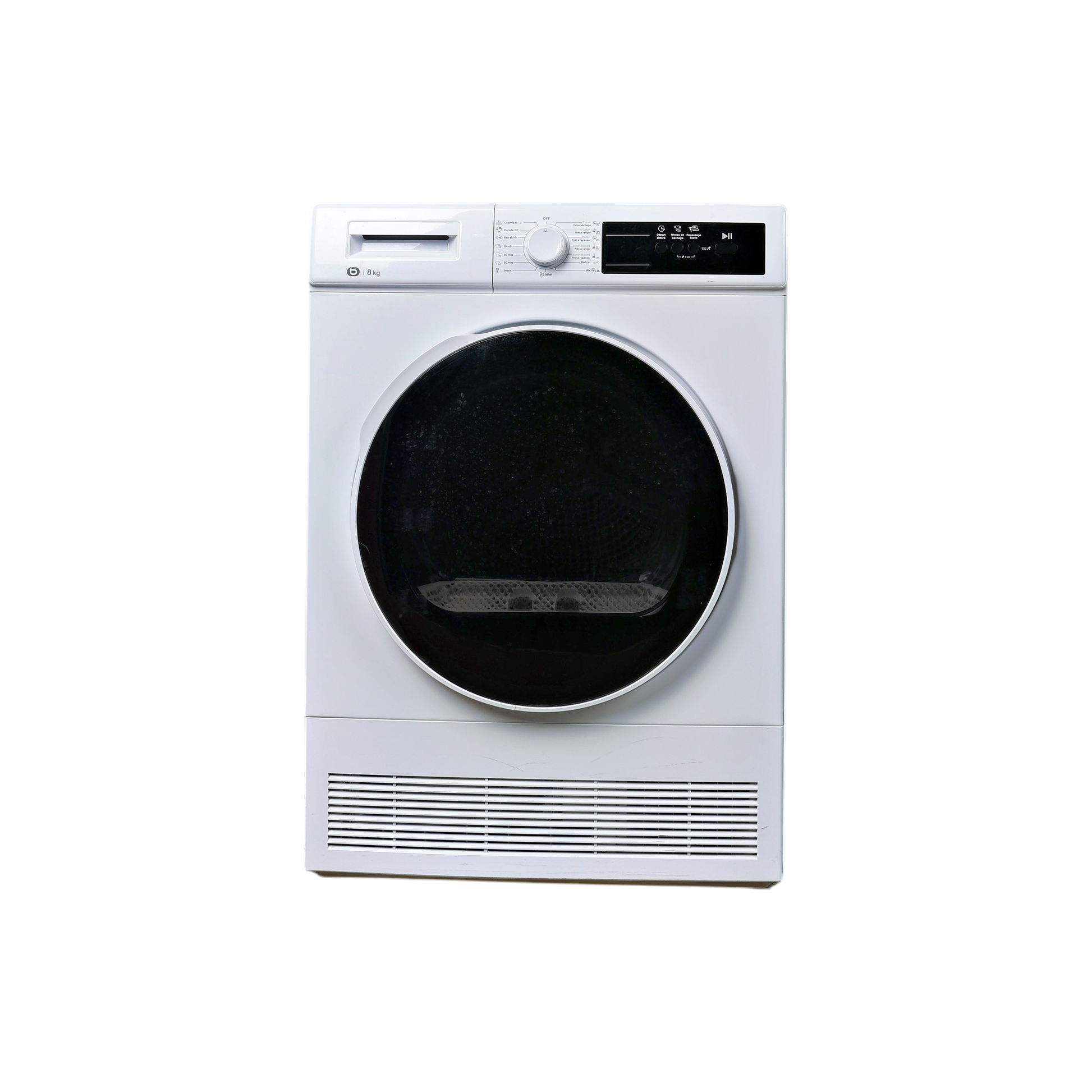 Seche-Linge Condensation 8 kg Reconditionné ESSENTIEL B ESLC8-6B : vue de face