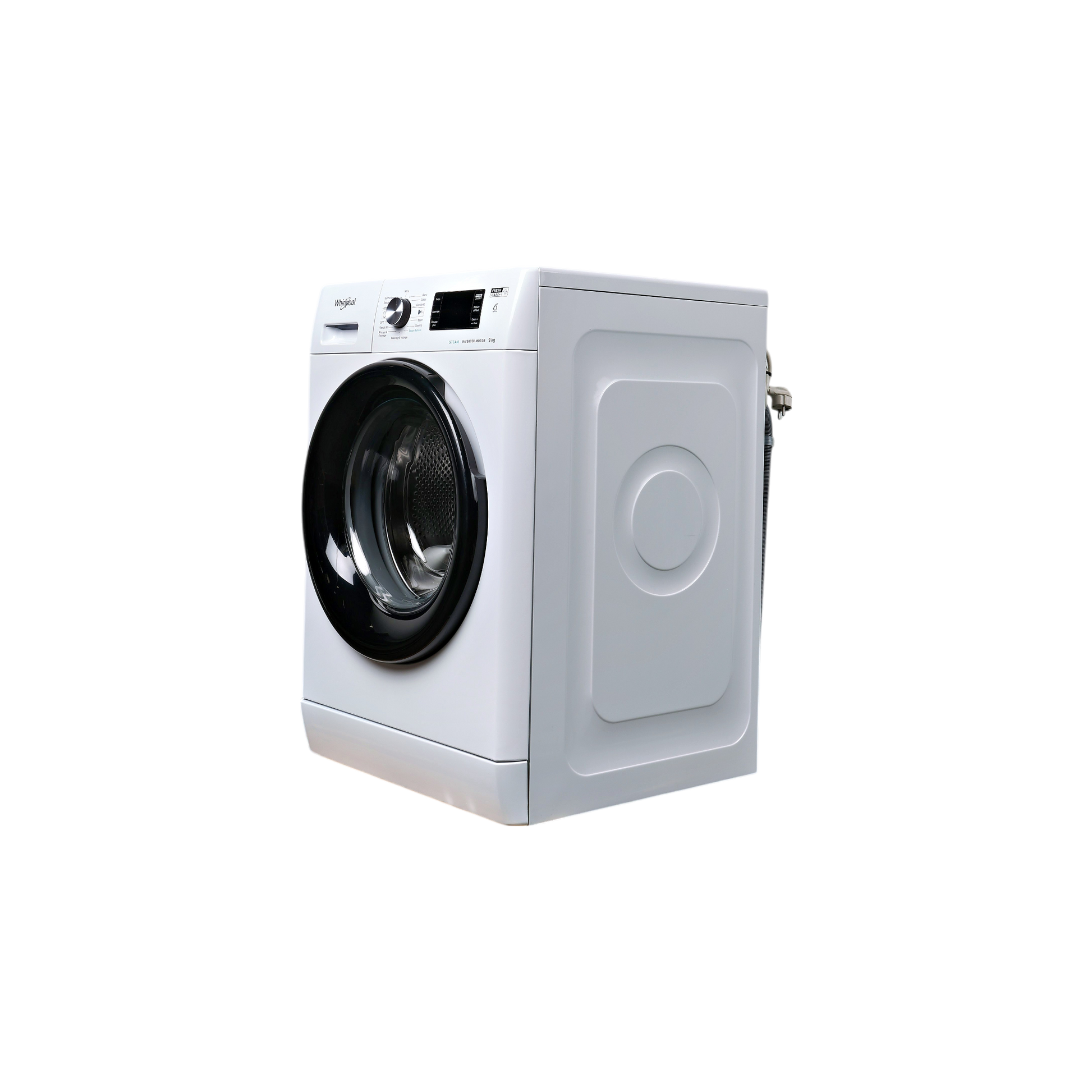 Lave-Linge Hublot 9 kg Reconditionné WHIRLPOOL FFBP9469BVFR : vue du côté gauche