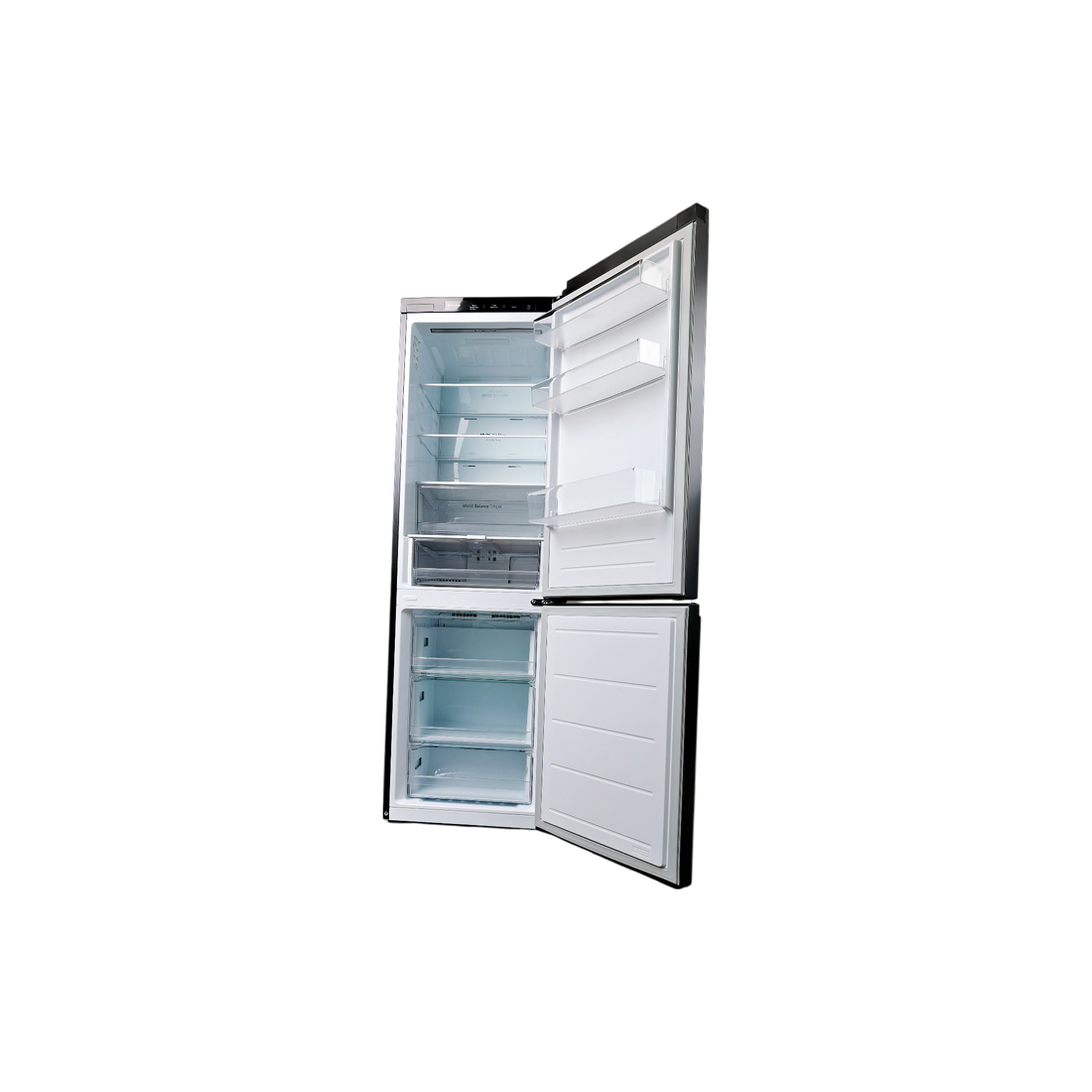 Réfrigérateur Avec Congélateur 344 L Reconditionné LG GBV3100DEP : vue de l'intérieur