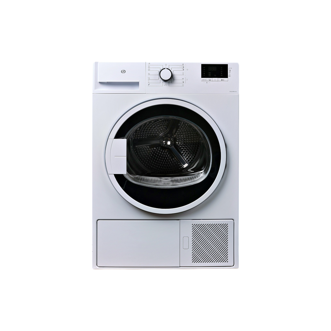 Seche-Linge Pompe À Chaleur 8 kg Reconditionné ESSENTIEL B ESLHP8-2B : vue de face