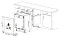 Lave-vaisselle Encastrable 14 couverts Reconditionné BEKO DIN36430