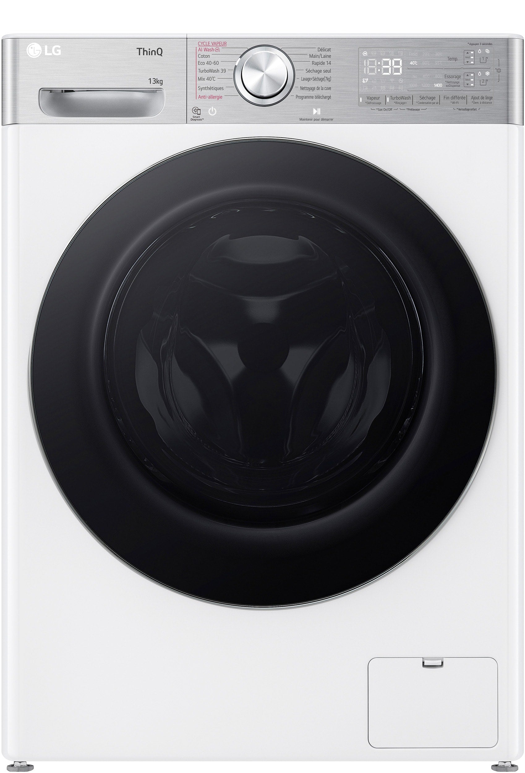 Lave-linge Sechant 13 kg Reconditionné LG F374R92WSTA