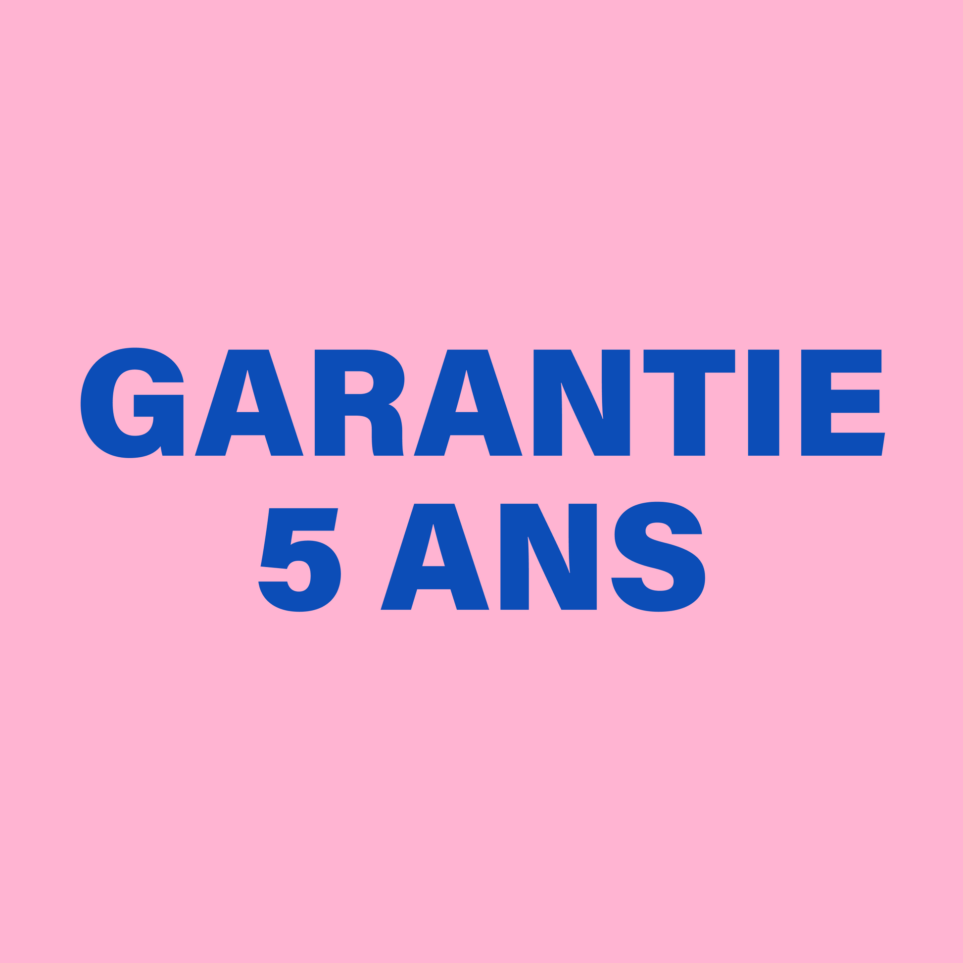 Garantie 5 ans