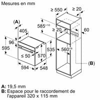 Four Chaleur Tournante 71 L Reconditionné BOSCH HBA553BV3F