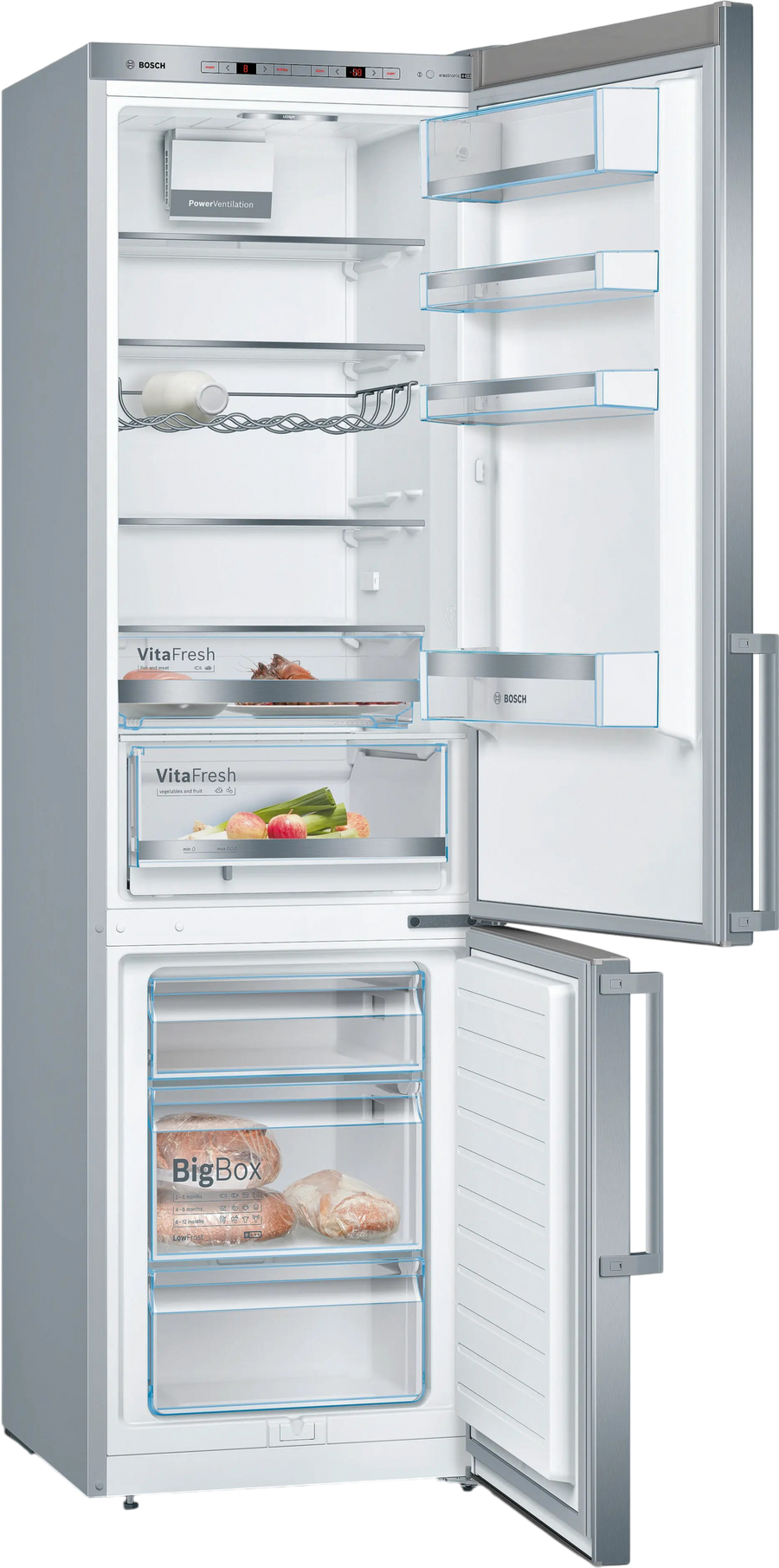 Réfrigérateur Avec Congélateur 343 Litres Reconditionné BOSCH KGE398IBP