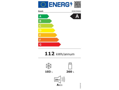 Réfrigérateur avec congélateur BOSCH KGN39AIAU