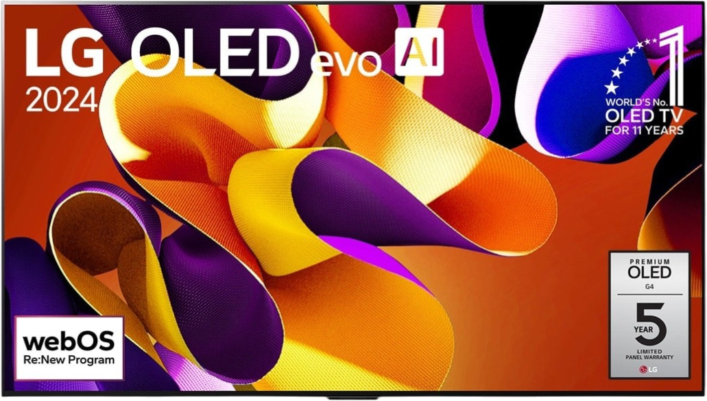 Téléviseur OLED 65 pouces Reconditionné LG OLED65G4 164 cm (65")