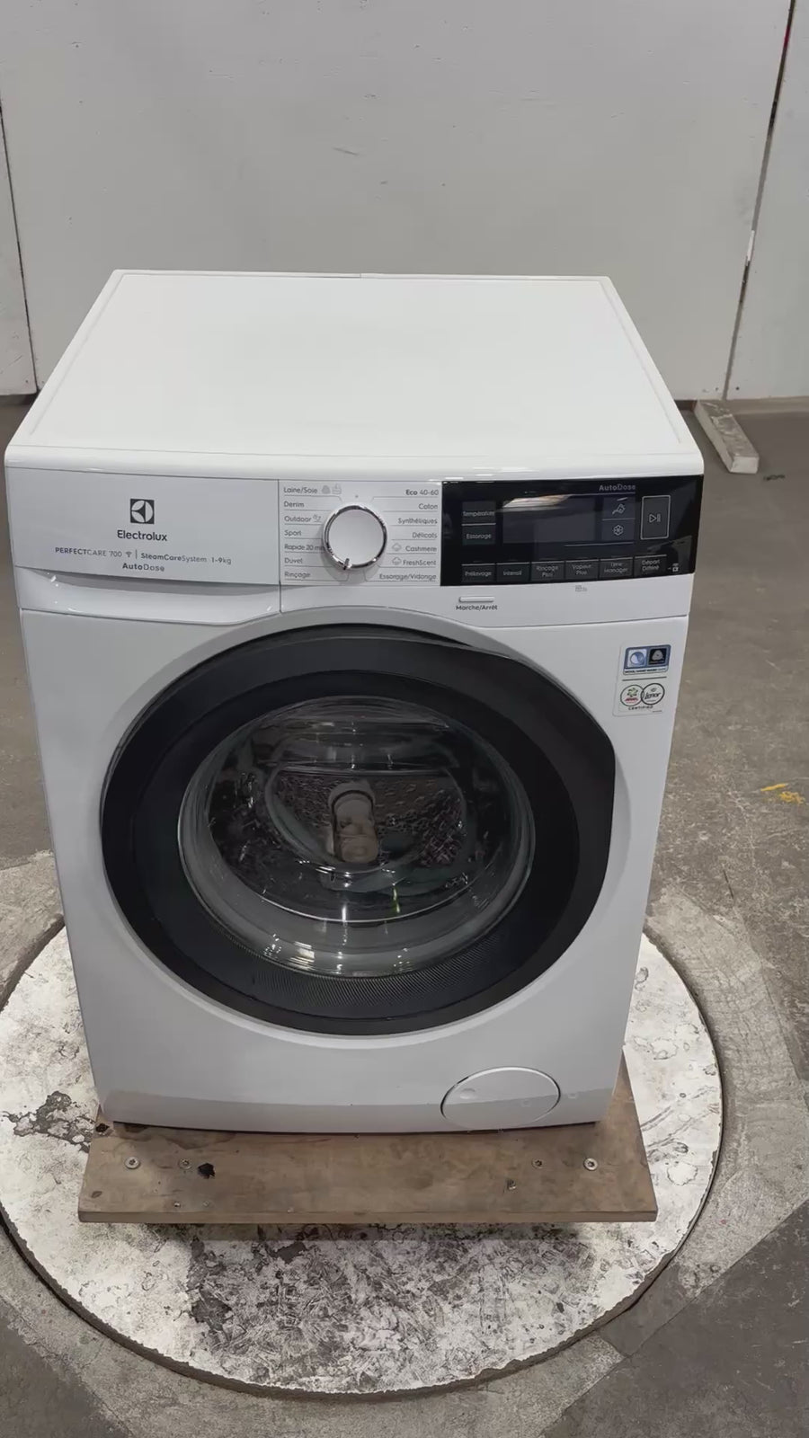 Lave-linge Hublot 9 kg Reconditionné ELECTROLUX EW7F3816DB