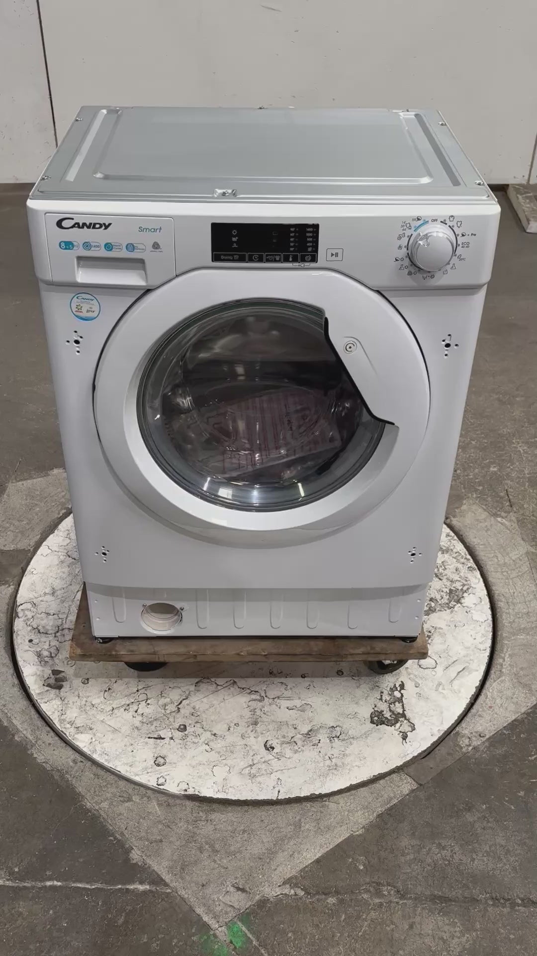 Lave-linge Sechant 8 kg Reconditionné CANDY CBD485D1E/1-S