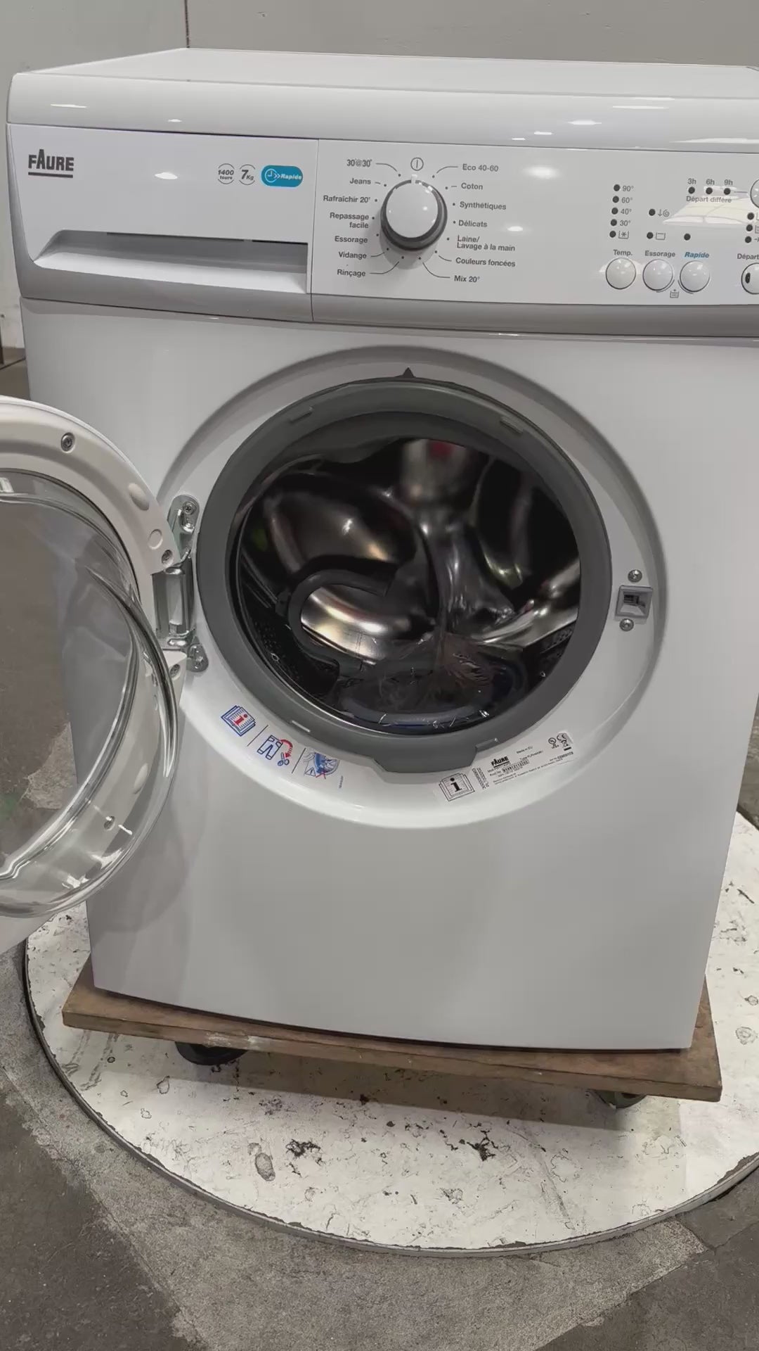 Lave-linge Hublot 7 kg Reconditionné FAURE FWF7140PS