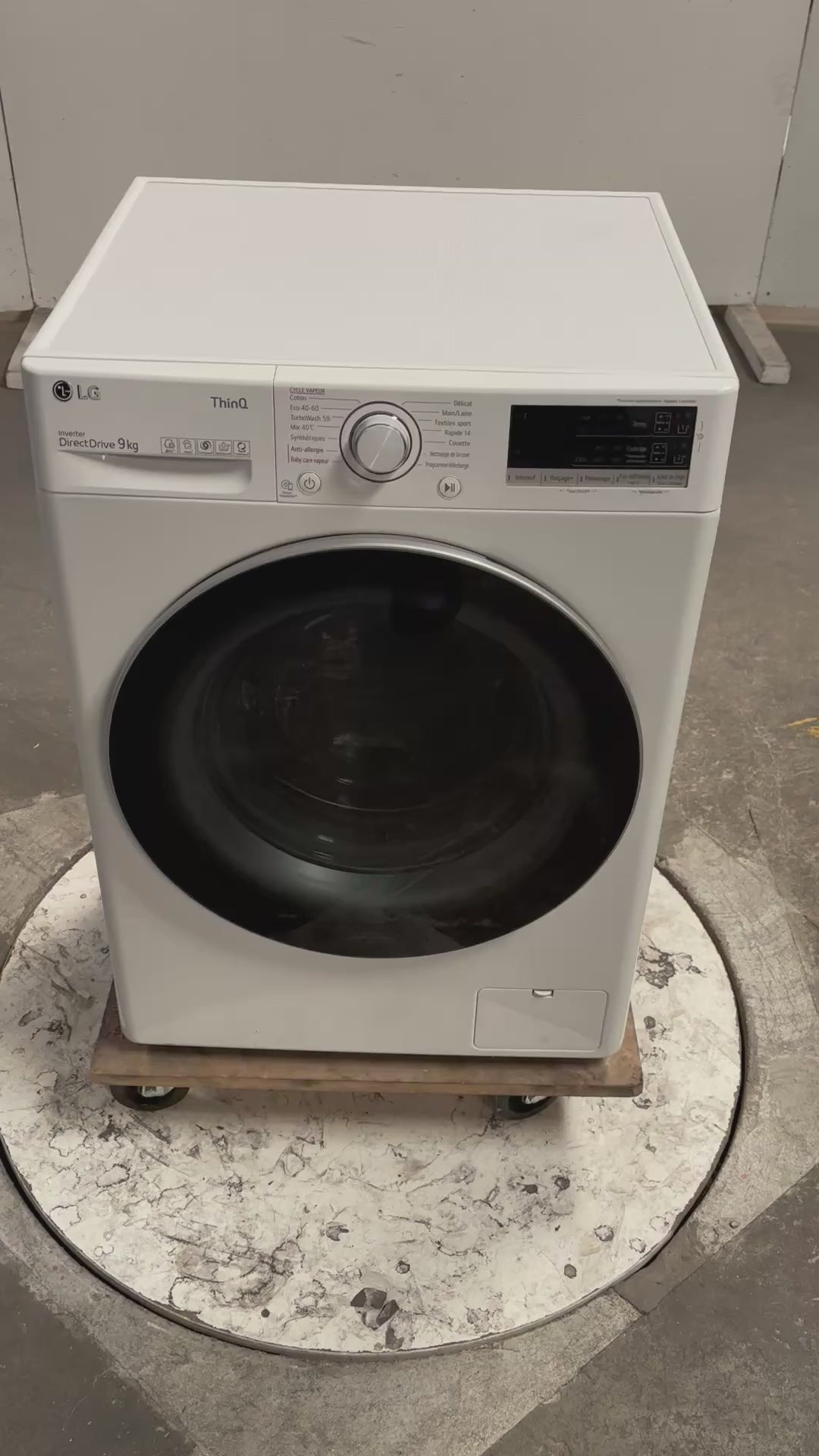 Lave-linge Hublot 9 kg Reconditionné LG F94V51WHSA