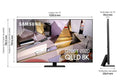 Téléviseur LED 54 pouces Reconditionné SAMSUNG QE55Q700T