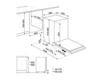 Lave-vaisselle Encastrable 13 couverts Reconditionné SMEG STL262D