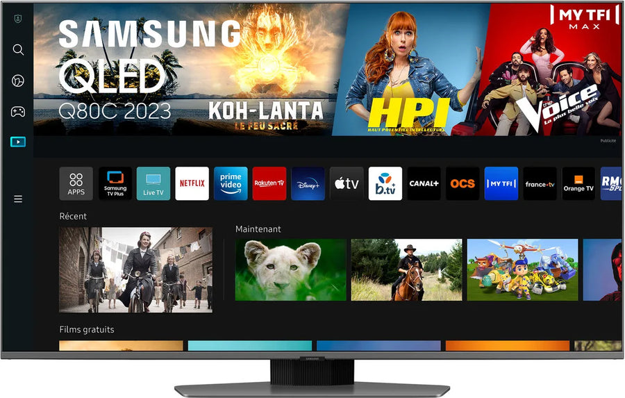 Téléviseur LED 74 pouces Reconditionné SAMSUNG TQ75Q80C 189 cm (74")