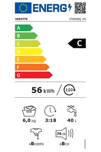 Lave-linge Top 6 kg Reconditionné VEDETTE VT602BQ