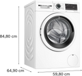 Lave-linge Sechant 9 kg Reconditionné BOSCH WNA144V0FR