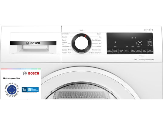 Seche-linge Pompe à Chaleur 9 kg Reconditionné BOSCH WQG13500FR