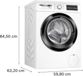 Lave-linge Hublot 9 kg Reconditionné BOSCH WUU28T69FR