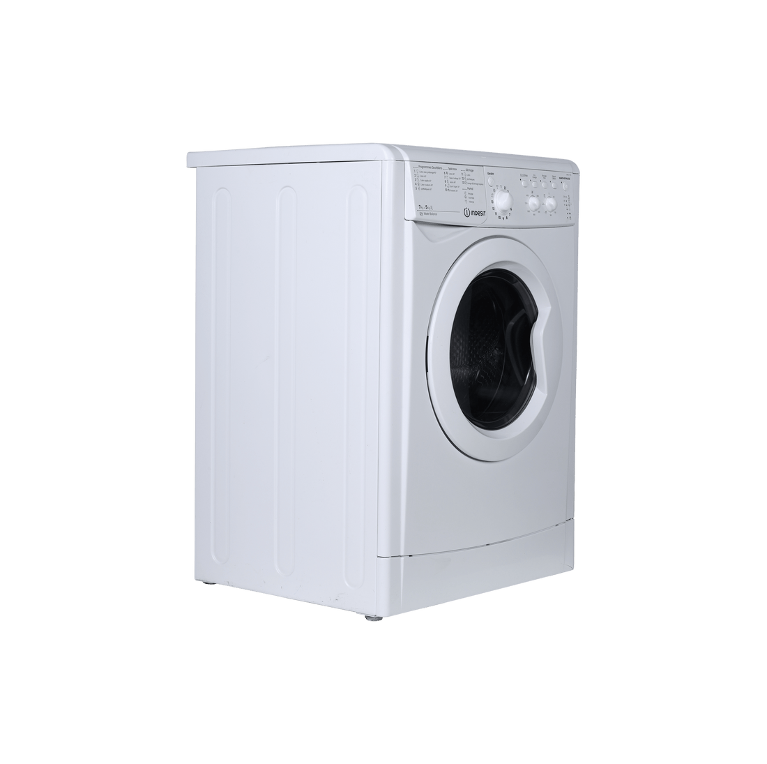 Lave-Linge Sechant 7 kg Reconditionné INDESIT IWDC-7145-FR : vue du côté gauche