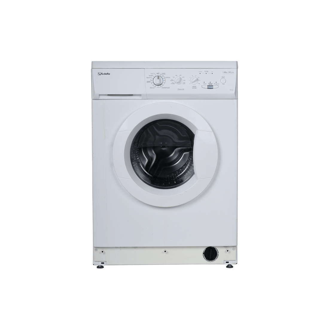 Lave-Linge Hublot 6 kg Reconditionné VEDETTE VLF6102 : vue de face