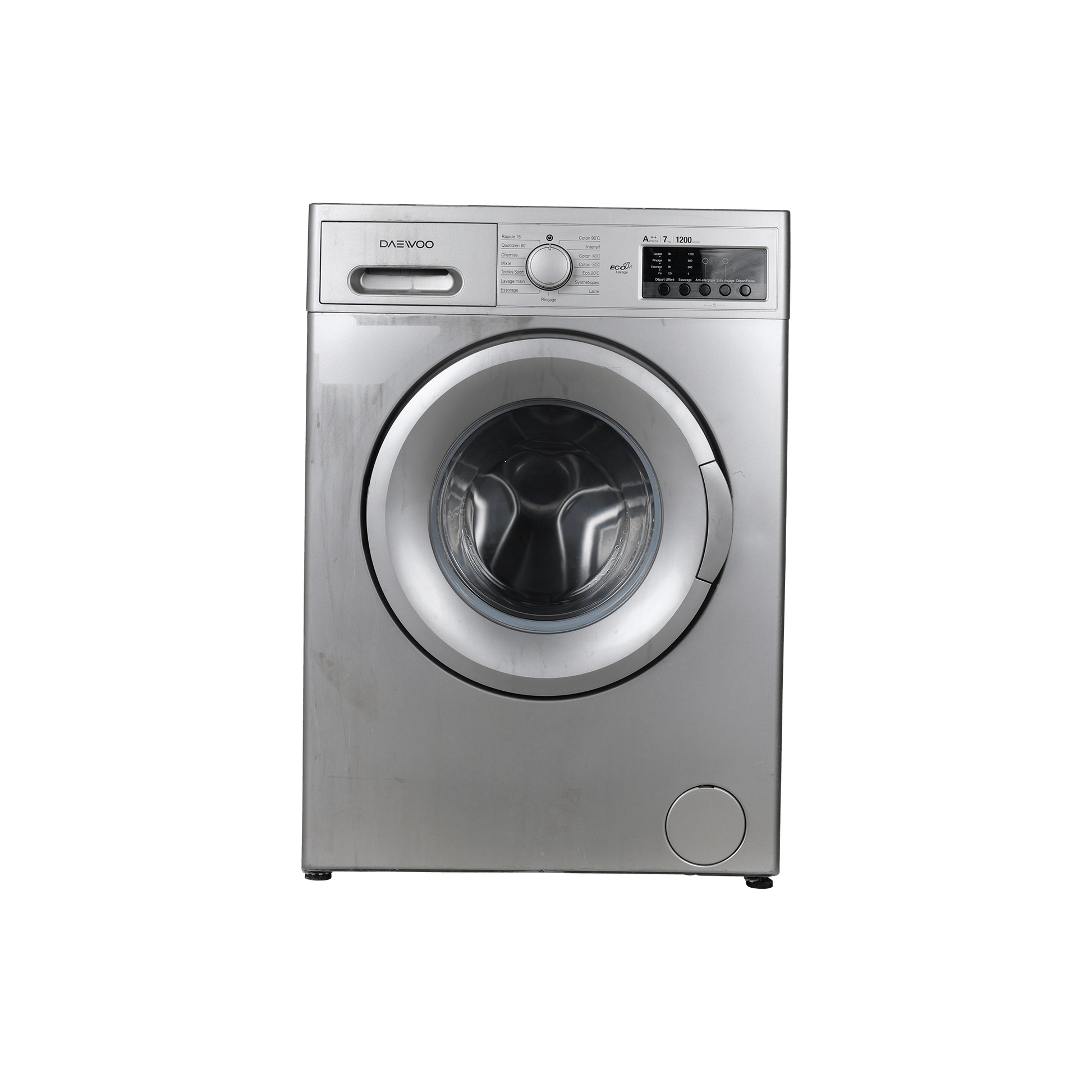 Lave-Linge Hublot 7 kg Reconditionné DAEWOO DWD-FV2227 : vue de face