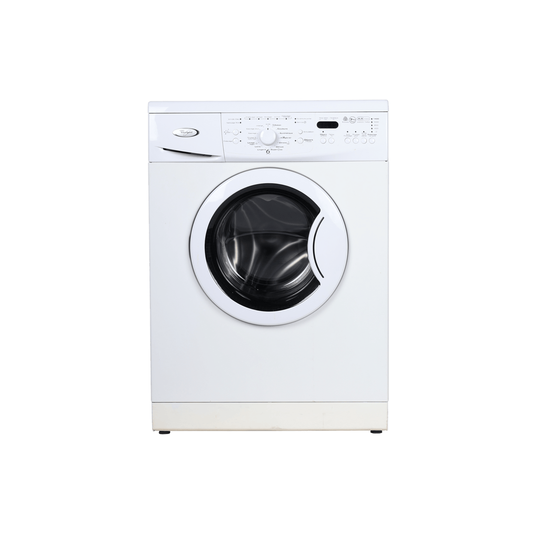 Lave-Linge Hublot 7 kg Reconditionné WHIRLPOOL AWOD 7452 : vue de face