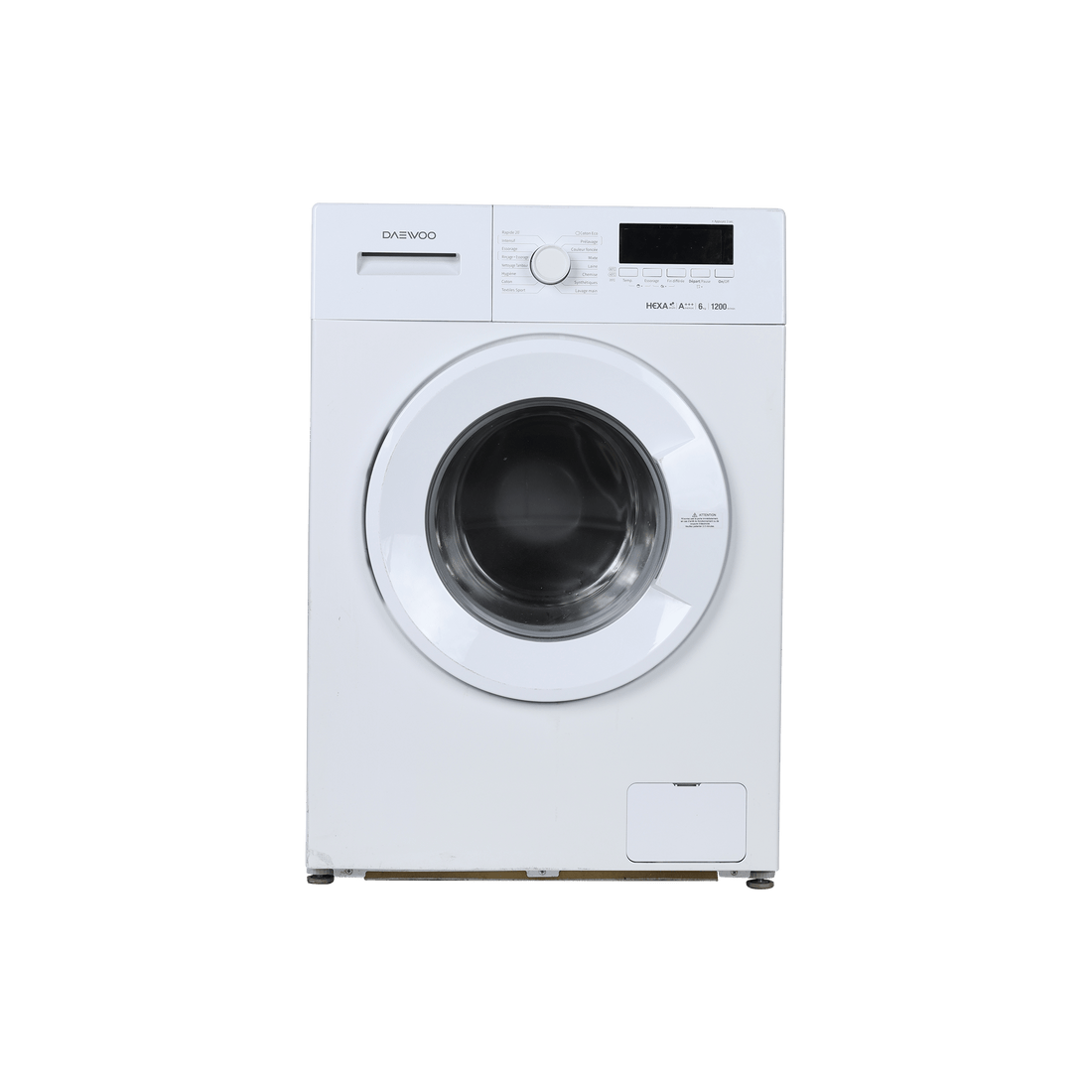 Lave-Linge Hublot 6 kg Reconditionné DAEWOO DWD6T1211 : vue de face