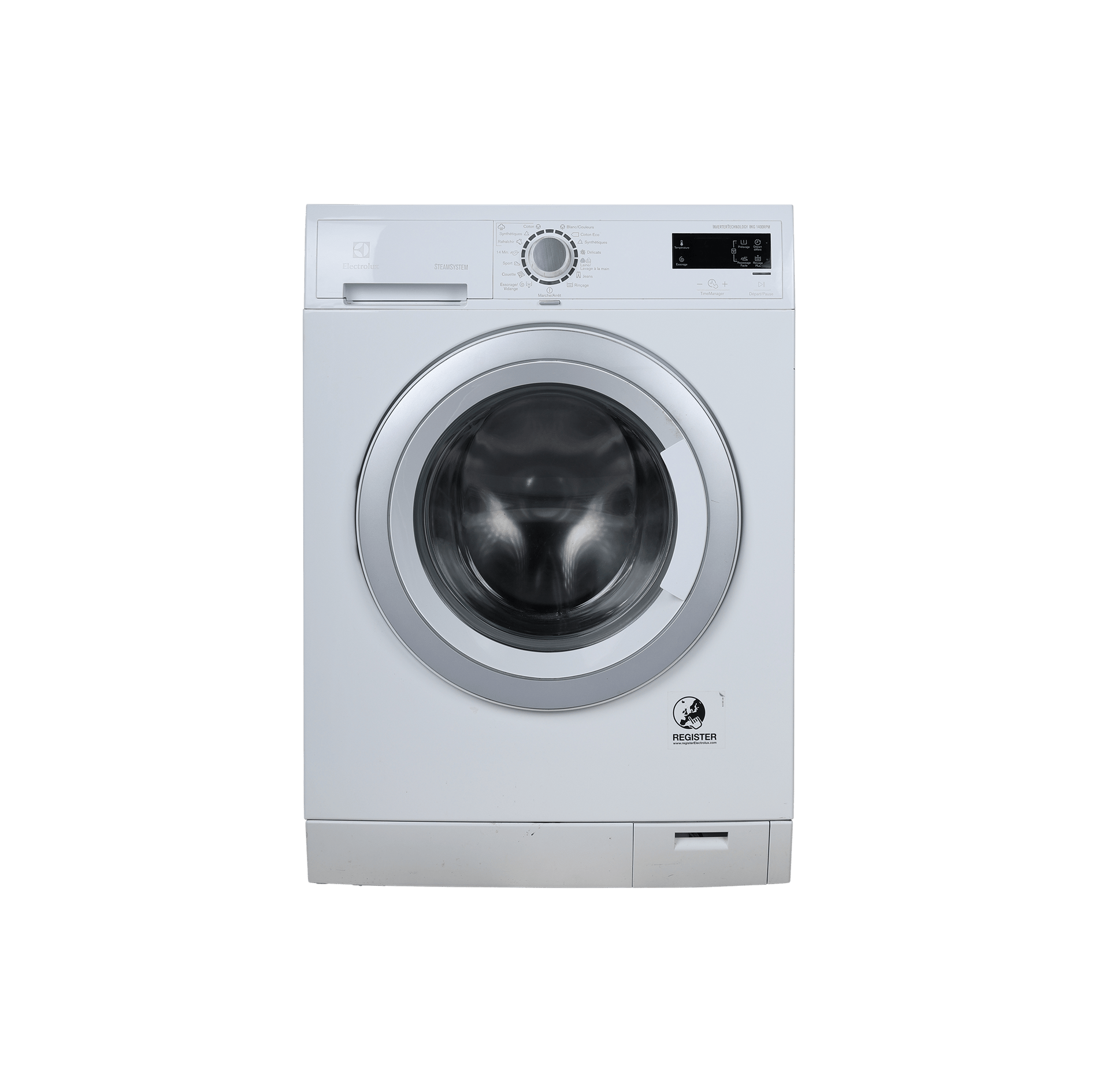 Lave-Linge Hublot 8 kg Reconditionné ELECTROLUX EWF1486GZW : vue de face