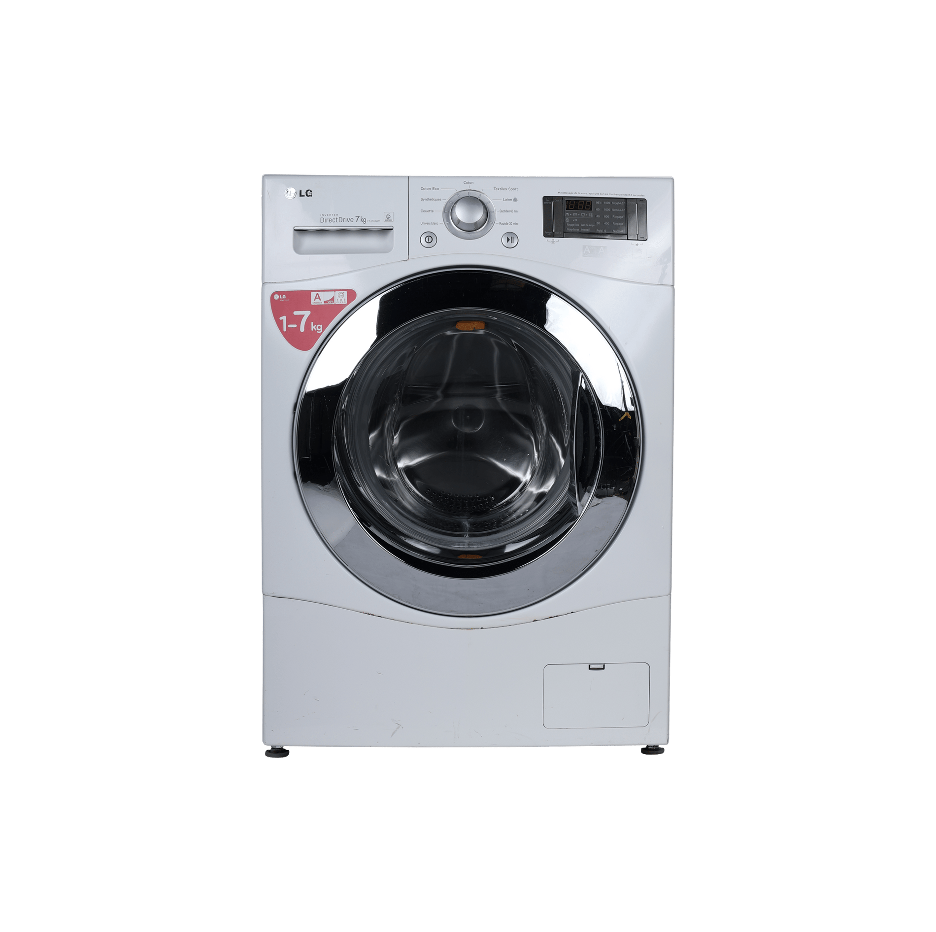 Lave-Linge Hublot 7 kg Reconditionné LG F14733WH : vue de face