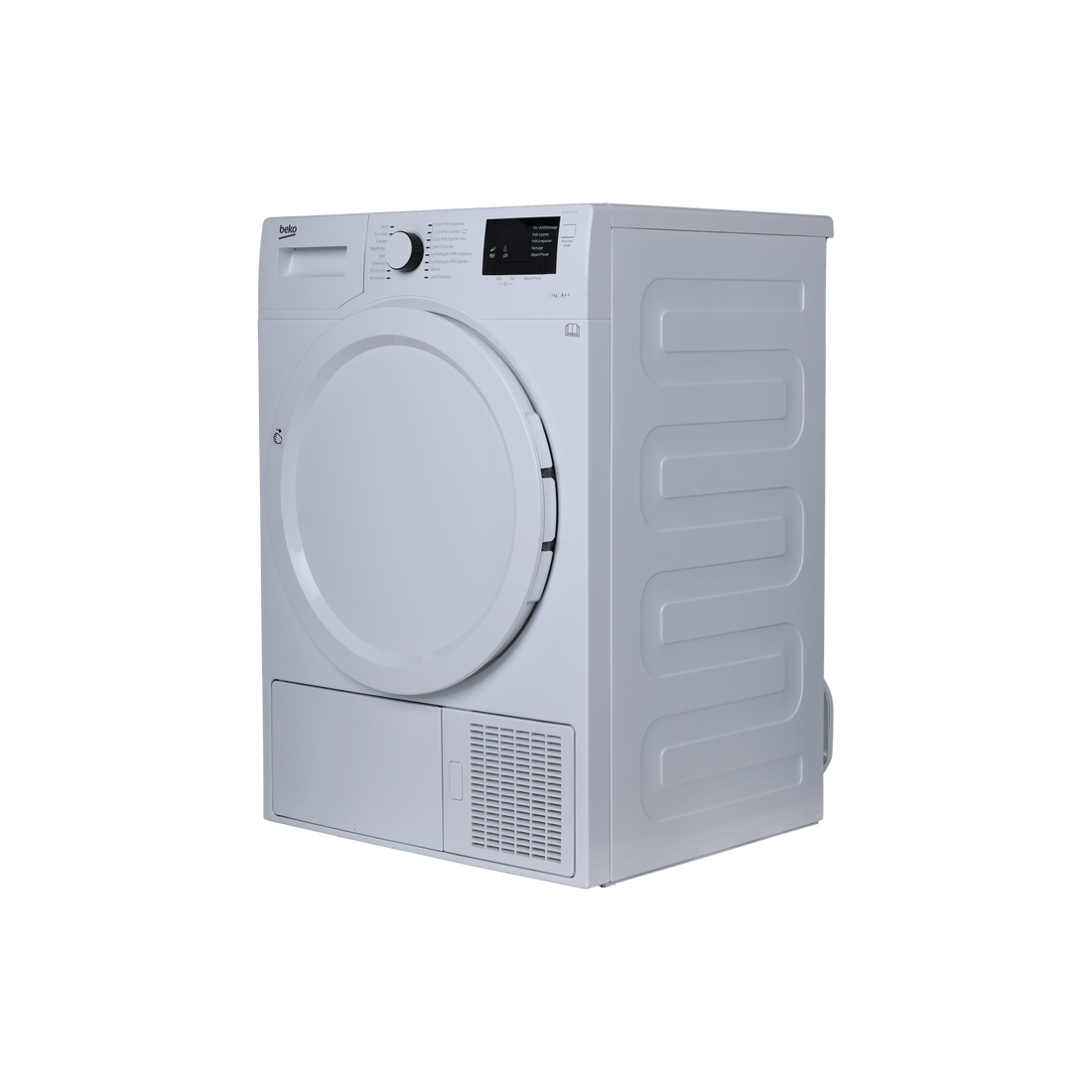 Seche-Linge Pompe À Chaleur 7 kg Reconditionné BEKO DS7433PA0W : vue du côté droit