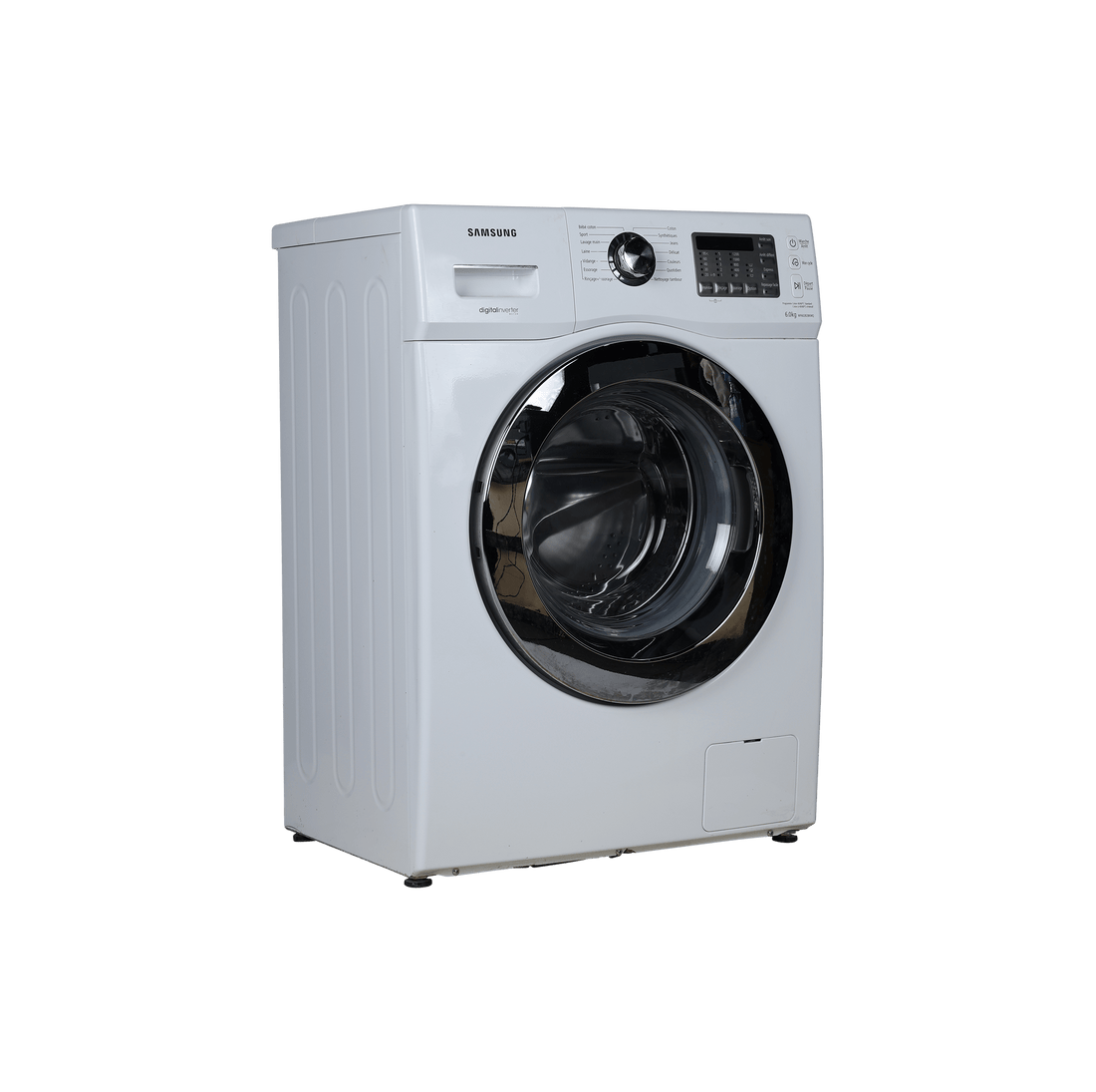 Lave-Linge Hublot 6 kg Reconditionné SAMSUNG WF602B2BKWQ : vue du côté gauche