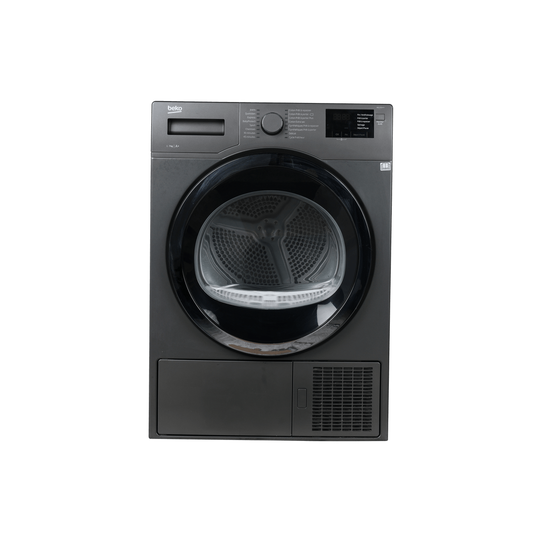 Seche-Linge Pompe À Chaleur 7 kg Reconditionné BEKO BDS7034M : vue de face