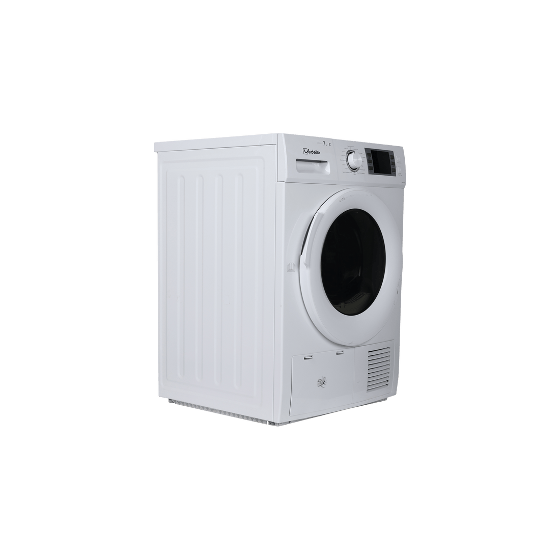 Seche-Linge Pompe À Chaleur 7 kg Reconditionné VEDETTE VSF57H2DW : vue du côté gauche